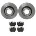 Brembo Brembo Disc Brake Pad and Rotor Kits KT04377 Autofit