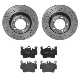 Brembo Brembo Disc Brake Pad and Rotor Kits KT04387 Autofit