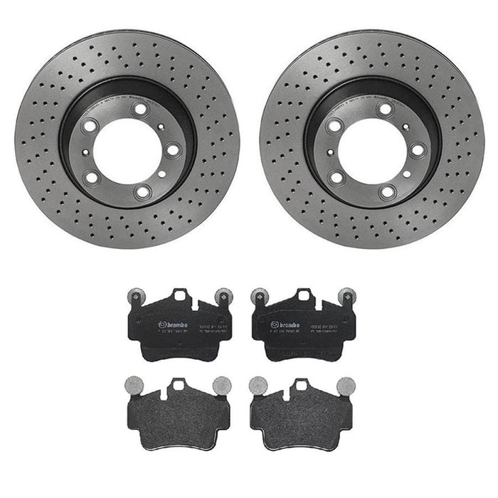 Brembo Brembo Disc Brake Pad and Rotor Kits KT04387 Autofit