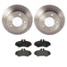 Brembo Brembo Disc Brake Pad and Rotor Kits KT04397 Autofit