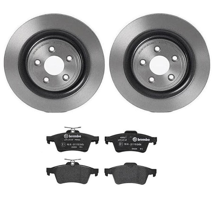 Brembo Brembo Disc Brake Pad and Rotor Kits KT04408 Autofit