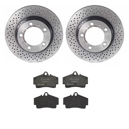 Brembo Brembo Disc Brake Pad and Rotor Kits KT04417 Autofit