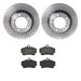Brembo Brembo Disc Brake Pad and Rotor Kits KT04417 Autofit