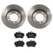 Brembo Brembo Disc Brake Pad and Rotor Kits KT04419 Autofit