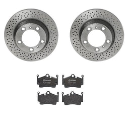 Brembo Brembo Disc Brake Pad and Rotor Kits KT04421 Autofit