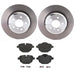 Brembo Brembo Disc Brake Pad and Rotor Kits KT04424 Autofit