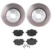 Brembo Brembo Disc Brake Pad and Rotor Kits KT04428 Autofit