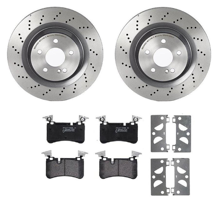 Brembo Brembo Disc Brake Pad and Rotor Kits KT04432 Autofit