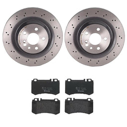 Brembo Brembo Disc Brake Pad and Rotor Kits KT04434 Autofit