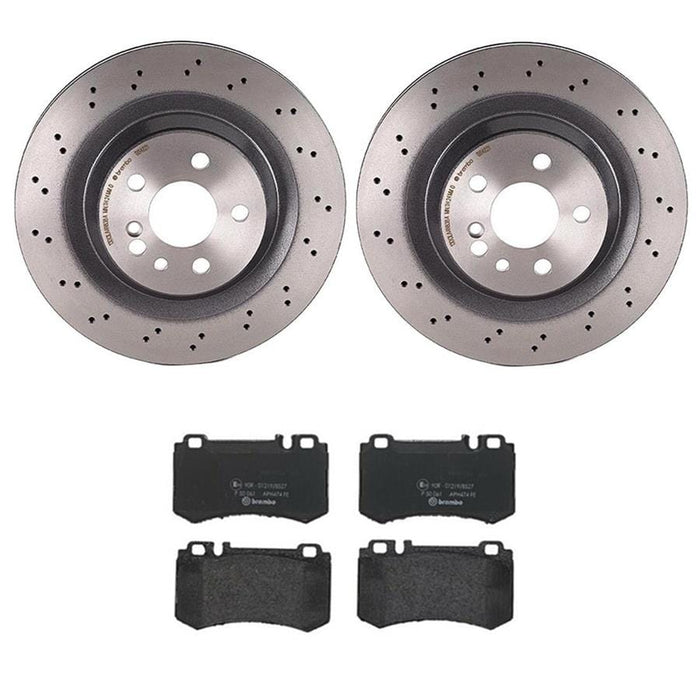 Brembo Brembo Disc Brake Pad and Rotor Kits KT04434 Autofit