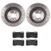 Brembo Brembo Disc Brake Pad and Rotor Kits KT04434 Autofit