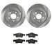 Brembo Brembo Disc Brake Pad and Rotor Kits KT04439 Autofit