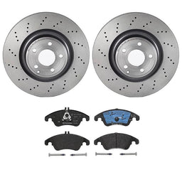 Brembo Brembo Disc Brake Pad and Rotor Kits KT04443 Autofit