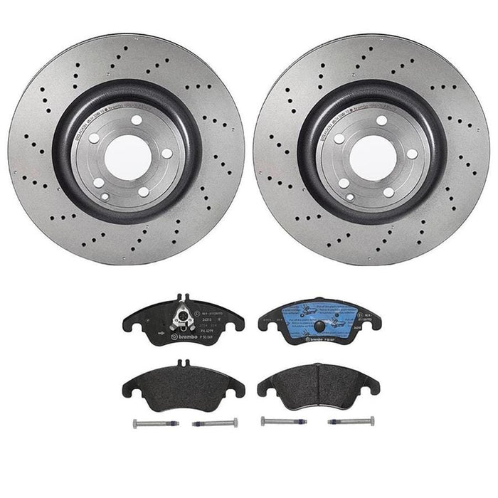 Brembo Brembo Disc Brake Pad and Rotor Kits KT04443 Autofit