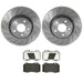 Brembo Brembo Disc Brake Pad and Rotor Kits KT04445 Autofit