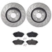 Brembo Brembo Disc Brake Pad and Rotor Kits KT04453 Autofit