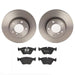 Brembo Brembo Disc Brake Pad and Rotor Kits KT04458 Autofit