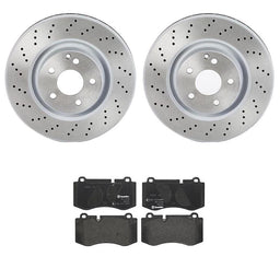 Brembo Brembo Disc Brake Pad and Rotor Kits KT04459 Autofit