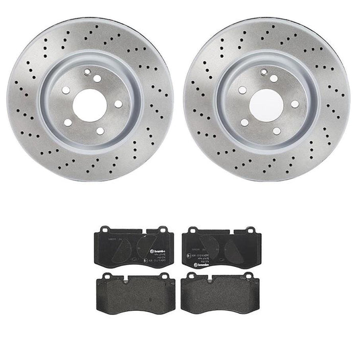 Brembo Brembo Disc Brake Pad and Rotor Kits KT04459 Autofit