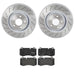 Brembo Brembo Disc Brake Pad and Rotor Kits KT04459 Autofit
