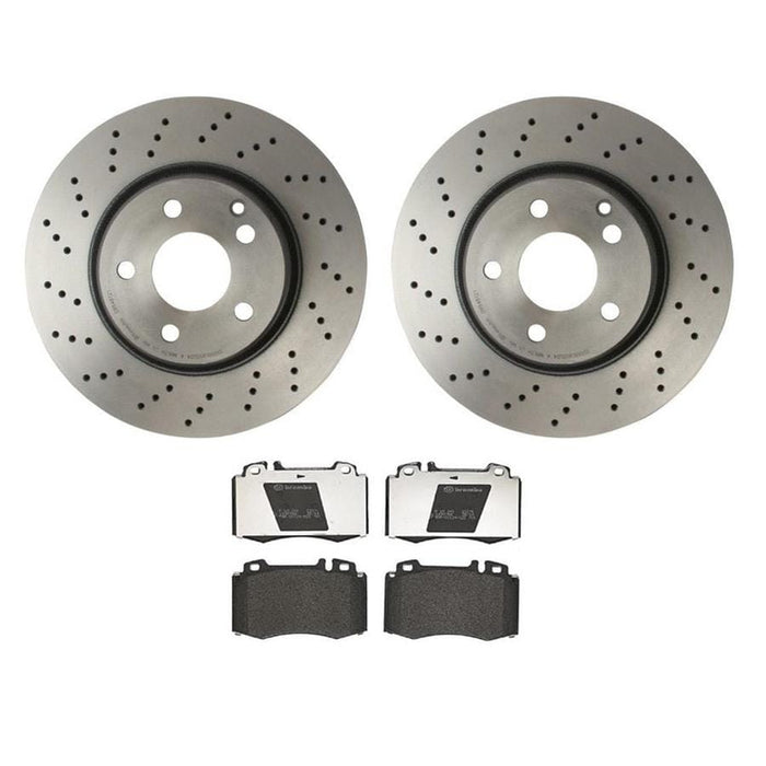 Brembo Brembo Disc Brake Pad and Rotor Kits KT04460 Autofit