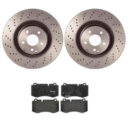 Brembo Brembo Disc Brake Pad and Rotor Kits KT04463 Autofit