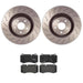 Brembo Brembo Disc Brake Pad and Rotor Kits KT04463 Autofit