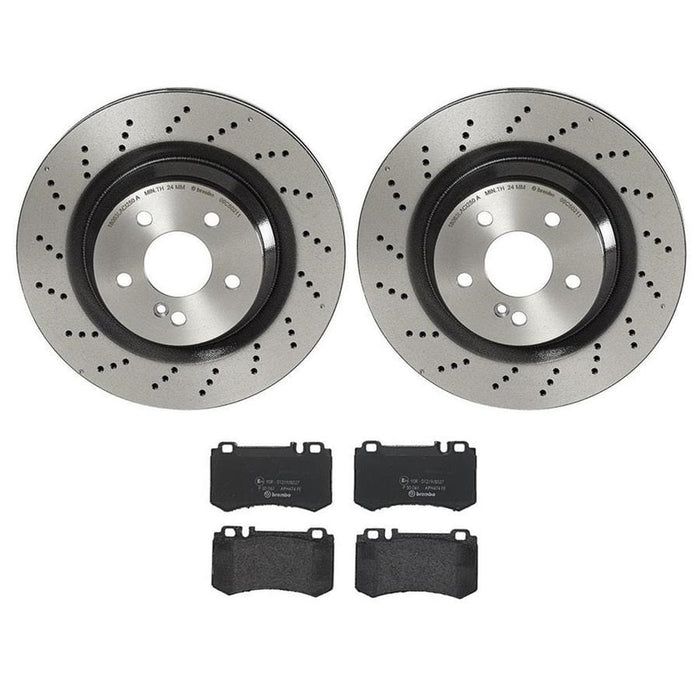 Brembo Brembo Disc Brake Pad and Rotor Kits KT04470 Autofit
