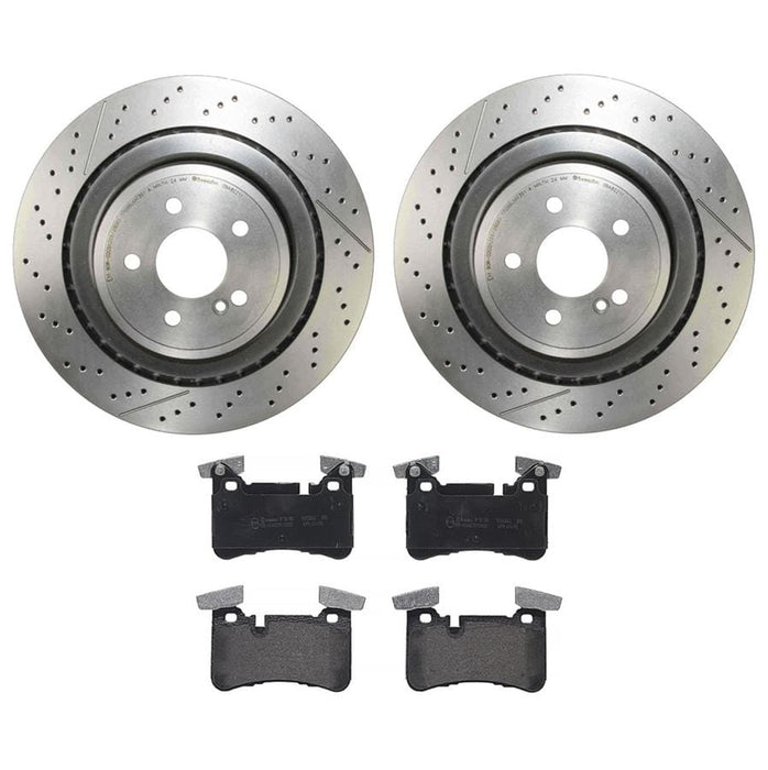 Brembo Brembo Disc Brake Pad and Rotor Kits KT04478 Autofit