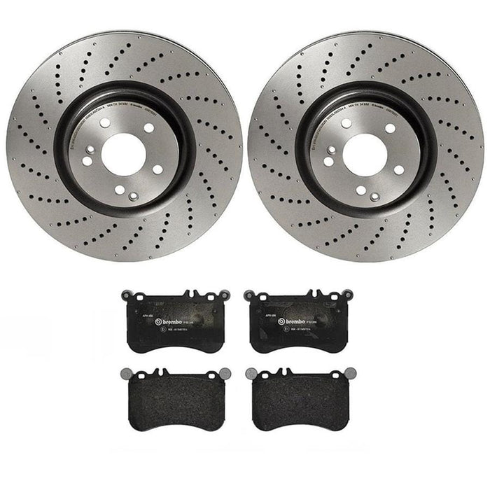 Brembo Brembo Disc Brake Pad and Rotor Kits KT04480 Autofit