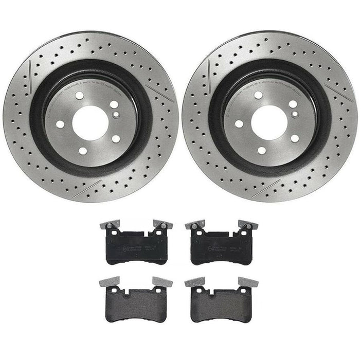 Brembo Brembo Disc Brake Pad and Rotor Kits KT04491 Autofit