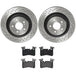 Brembo Brembo Disc Brake Pad and Rotor Kits KT04491 Autofit