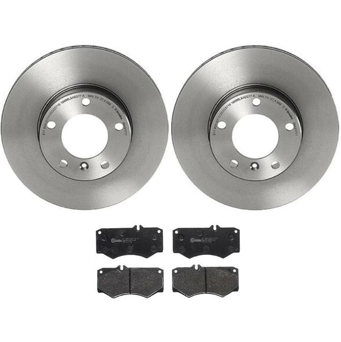 Brembo Brembo Disc Brake Pad and Rotor Kits KT04501 Autofit
