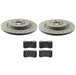 Brembo Brembo Disc Brake Pad and Rotor Kits KT04503 Autofit