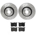 Brembo Brembo Disc Brake Pad and Rotor Kits KT04512 Autofit