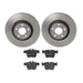 Brembo Brembo Disc Brake Pad and Rotor Kits KT04513 Autofit