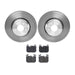 Brembo Brembo Disc Brake Pad and Rotor Kits KT04528 Autofit