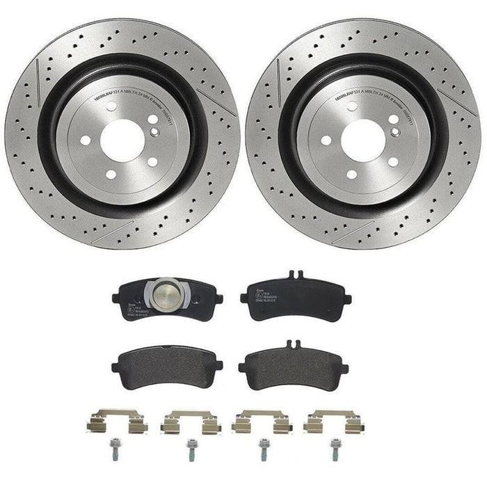 Brembo Brembo Disc Brake Pad and Rotor Kits KT04538 Autofit