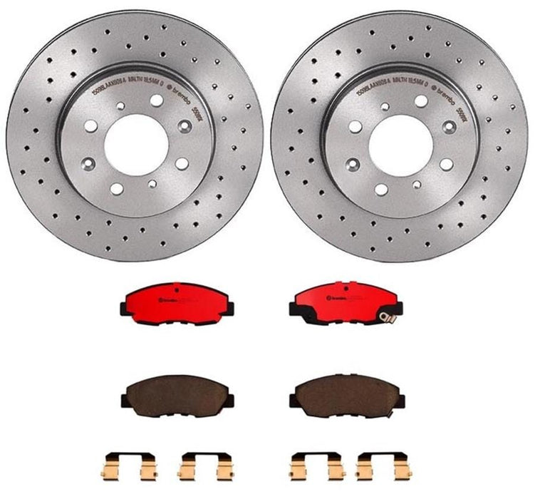 Brembo Brembo Disc Brake Pad and Rotor Kits KTX0004 Autofit