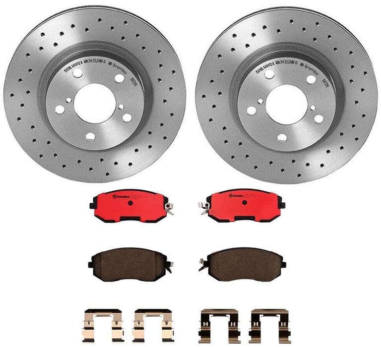 Brembo Brembo Disc Brake Pad and Rotor Kits KTX0006 Autofit