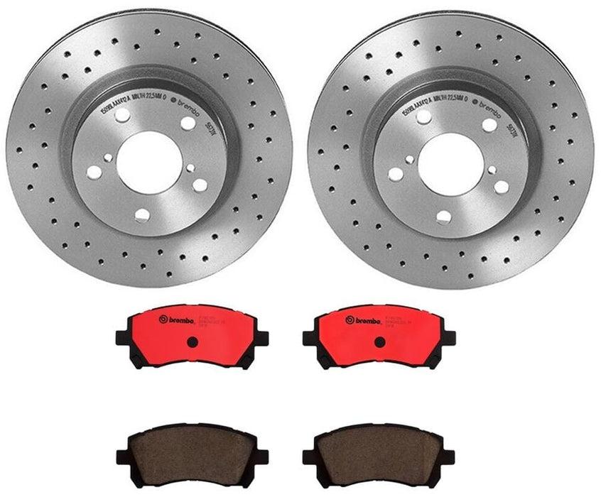 Brembo Brembo Disc Brake Pad and Rotor Kits KTX0007 Autofit