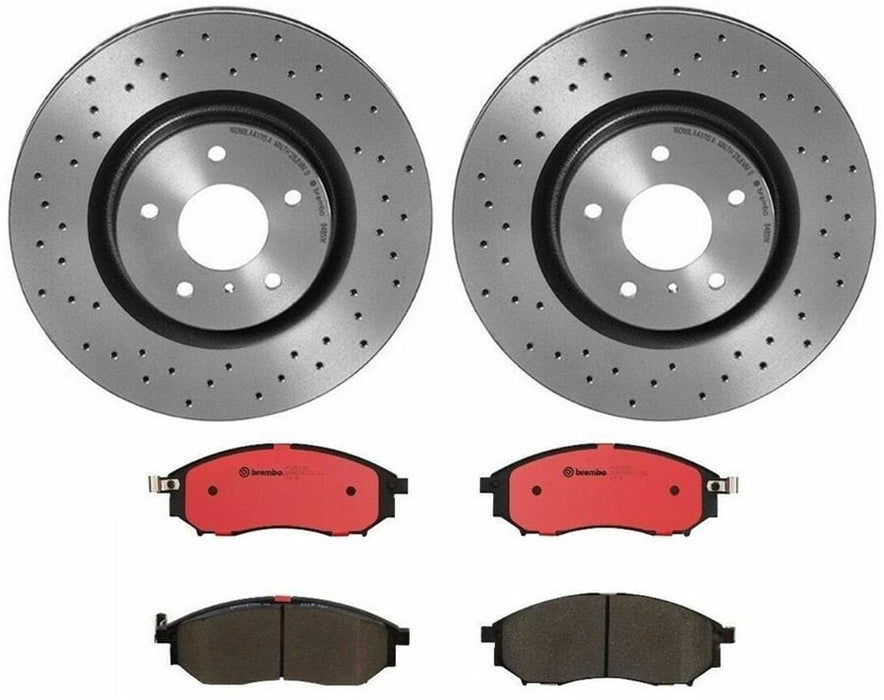 Brembo Brembo Disc Brake Pad and Rotor Kits KTX0012 Autofit