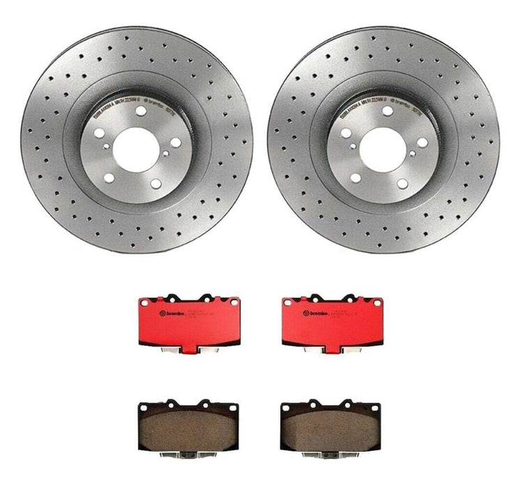 Brembo Brembo Disc Brake Pad and Rotor Kits KTX0014 Autofit