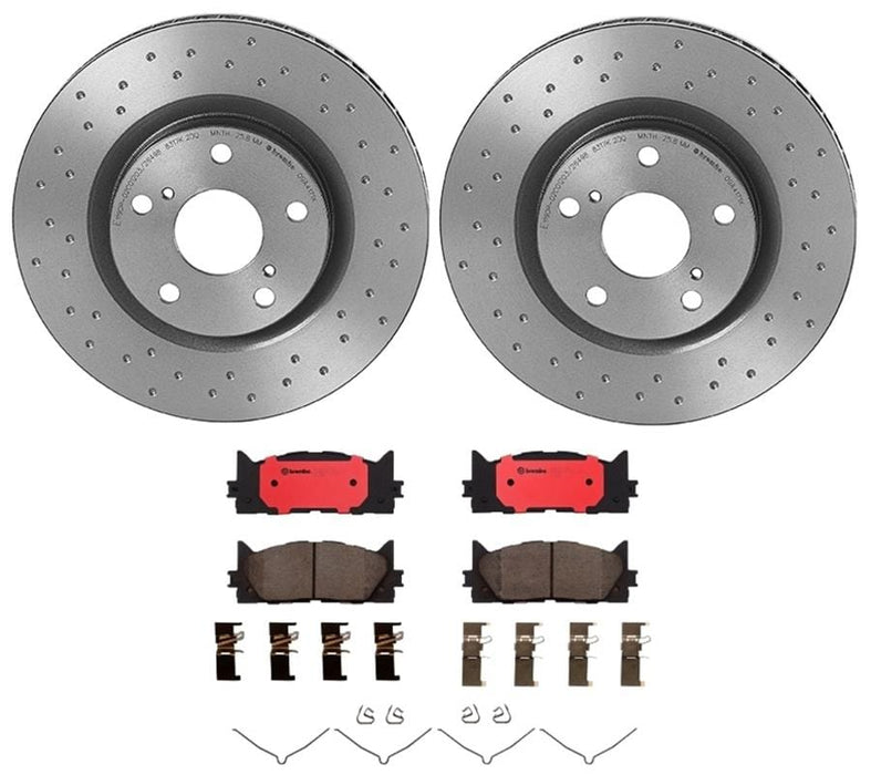 Brembo Brembo Disc Brake Pad and Rotor Kits KTX0015 Autofit