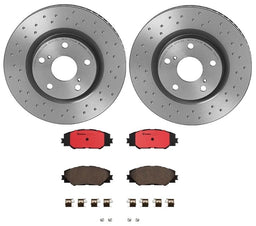 Brembo Brembo Disc Brake Pad and Rotor Kits KTX0016 Autofit