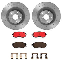 Brembo Brembo Disc Brake Pad and Rotor Kits KTX0017 Autofit