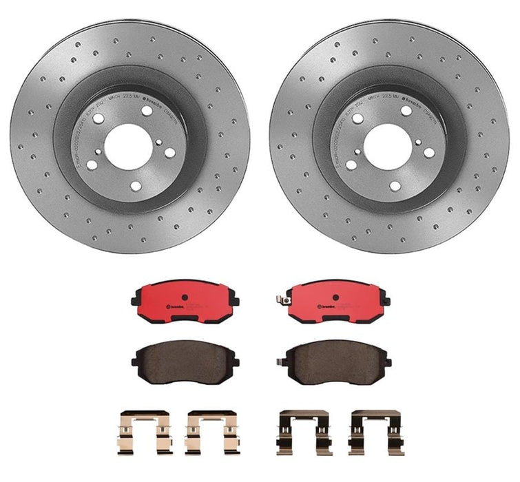 Brembo Brembo Disc Brake Pad and Rotor Kits KTX0018 Autofit