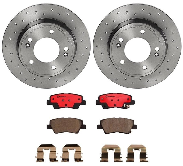 Brembo Brembo Disc Brake Pad and Rotor Kits KTX0020 Autofit