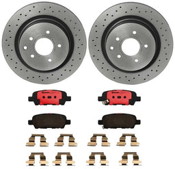 Brembo Brembo Disc Brake Pad and Rotor Kits KTX0021 Autofit