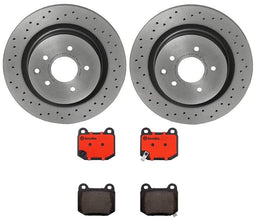Brembo Brembo Disc Brake Pad and Rotor Kits KTX0022 Autofit